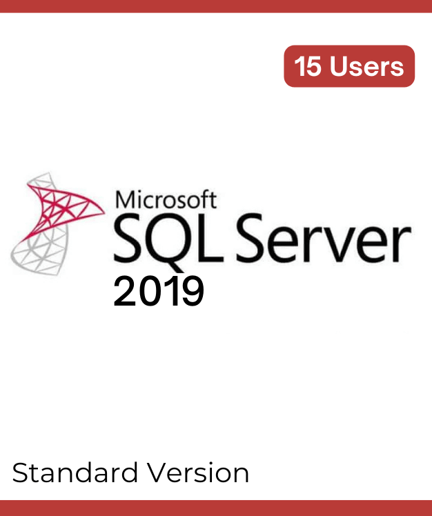 SQL Server 2019 standard License - 15 Users